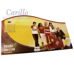 TENDA TENDE ARREDO CAMERETTA Disney HIGH SCHOOL MUSICAL COTONE BIANCO D389 -Disney 20121129194650 20120922215307 img 3278