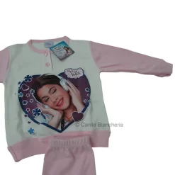 Disney Violetta Pigiama Bambina Ragazza Caldo Cotone Da 3 A 10 Anni Rosa G965 -Disney 20131212204638 pigiama violetta 5 2