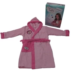 VIOLETTA DISNEY Accappatoio In Spugna Idrofila 100% Cot 7/8 9/10 11/12 Anni H069