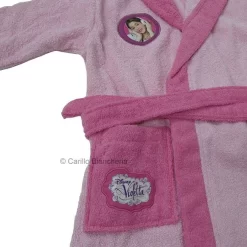 VIOLETTA DISNEY Accappatoio In Spugna Idrofila 100% Cot 7/8 9/10 11/12 Anni H069 -Disney 20140102183334 accappatoio violetta disney 6 2