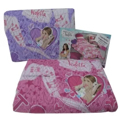 Trapuntino Copriletto Disney Violetta Love Passion Music Singolo Una Piazza H649