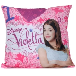 Cuscino Arredo Cameretta Originale Disney Violetta 40x40 Cm L653
