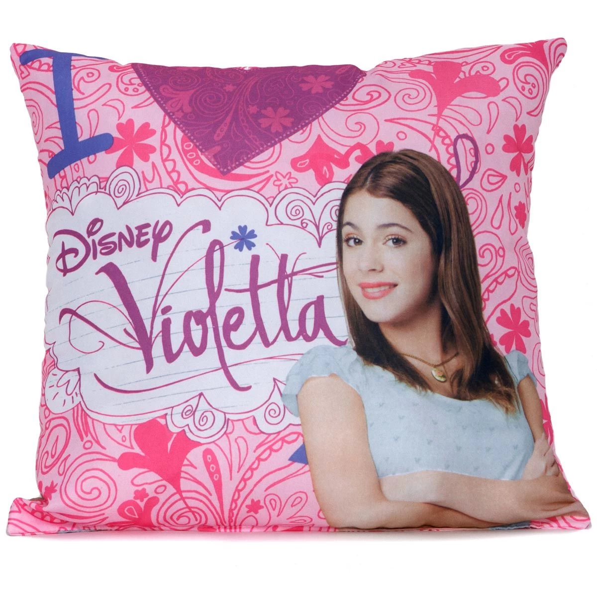 Cuscino Arredo Cameretta Originale Disney Violetta 40x40 Cm L653 1 Cuscino Arredo Cameretta Originale Disney Violetta 40x40 Cm L653