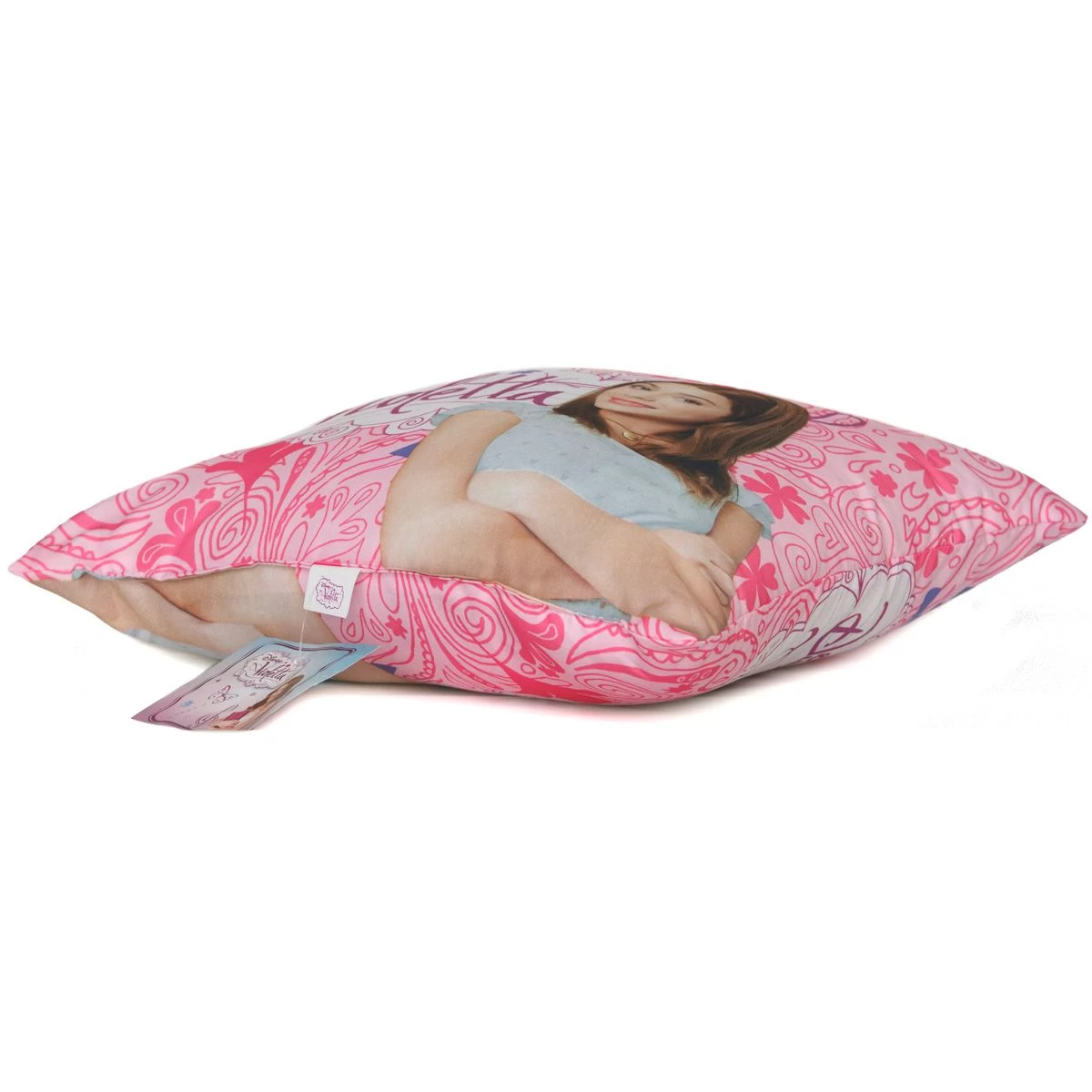 Cuscino Arredo Cameretta Originale Disney Violetta 40x40 Cm L653 2 Cuscino Arredo Cameretta Originale Disney Violetta 40x40 Cm L653 - immagine 2