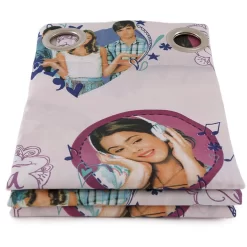 Tenda Disney Violetta Confezionata Con Borchie 140x290 Cm M269 -Disney 20141227142339 tenda disney violetta 140x290 3