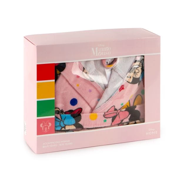 Accappatoio Bambina Minnie Fiocco Disney Caleffi In Spugna K338 2 Accappatoio Bambina Minnie Fiocco Disney Caleffi In Spugna K338 - immagine 2