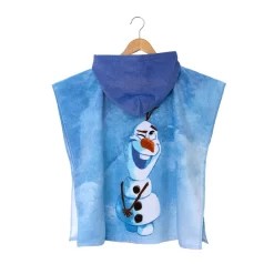 Accappatoio Poncho Frozen Disney In Spugna Taglia Unica J591 -Disney accappatoio poncho frozen disney in spugna taglia unica 3 1