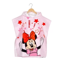 Accappatoio Poncho Minnie Disney In Spugna Taglia Unica K262