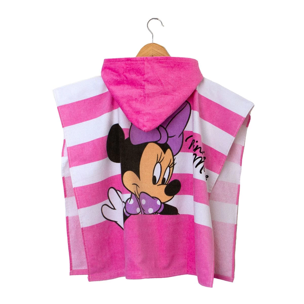 Accappatoio Poncho Minnie Mouse Disney In Spugna Taglia Unica J590 3 Accappatoio Poncho Minnie Mouse Disney In Spugna Taglia Unica J590 - immagine 3