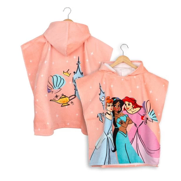 Accappatoio Poncho Princess Disney In Spugna Taglia Unica K260 3 Accappatoio Poncho Princess Disney In Spugna Taglia Unica K260 - immagine 3