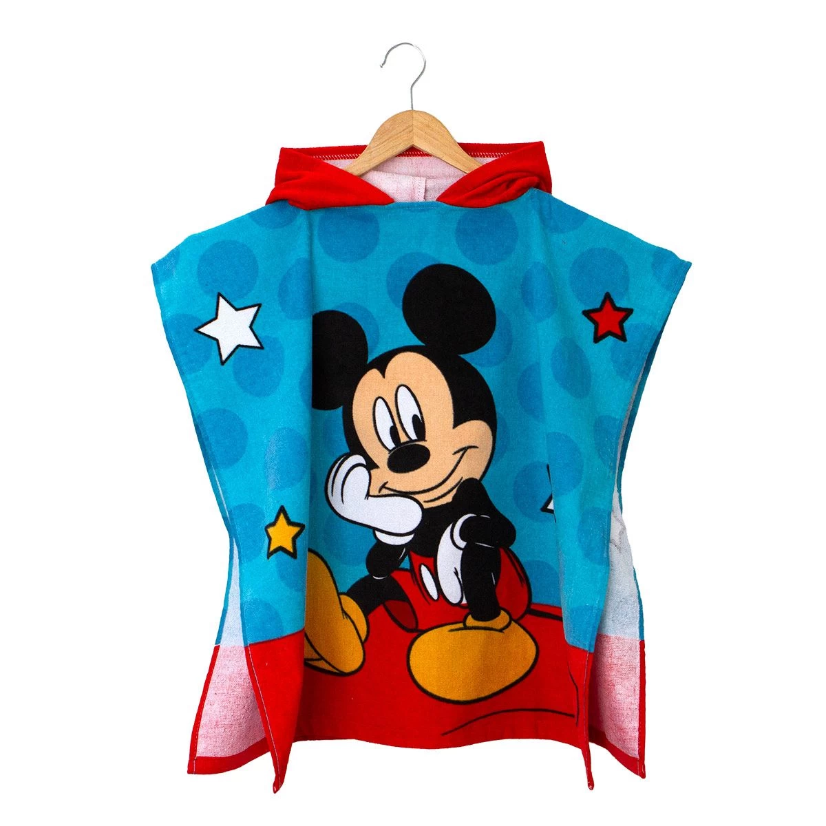 Accappatoio Poncho Topolino Disney In Spugna Taglia Unica J589 2 Accappatoio Poncho Topolino Disney In Spugna Taglia Unica J589 - immagine 2