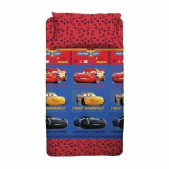 Completo Lenzuola Cars Disney Pixar Per Letto Singolo W566