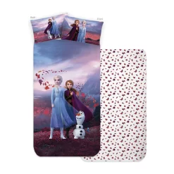 Completo Lenzuola Frozen Disney Per Letto Singolo J288
