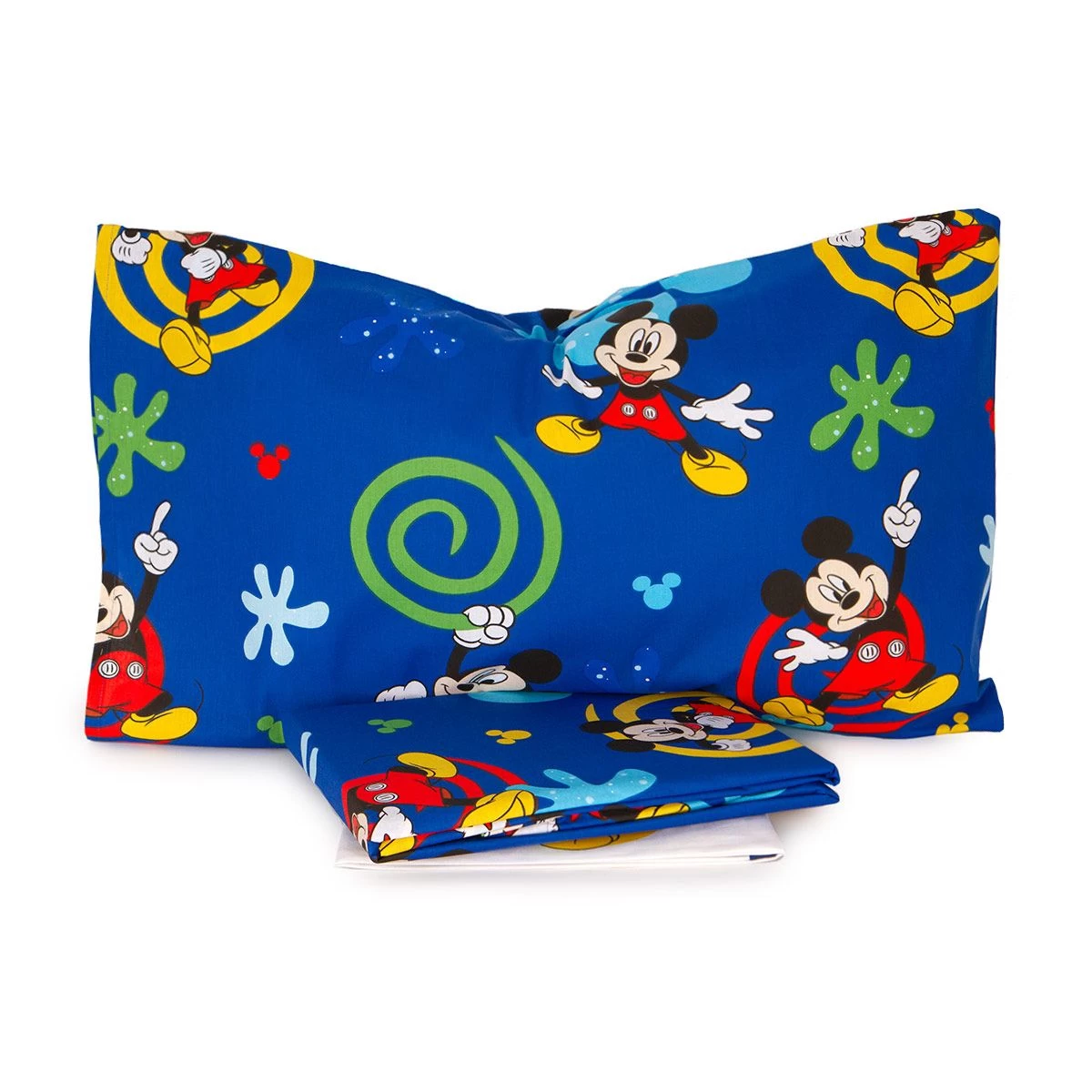 Completo Lenzuola Mickey Mouse Disney Per Letto Singolo K012 2 Completo Lenzuola Mickey Mouse Disney Per Letto Singolo K012 - immagine 2