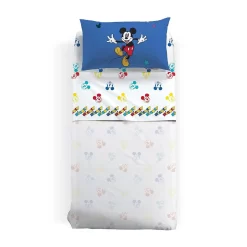 Completo Lenzuola Mickey Retro Disney Caleffi - Dimensioni Varie K553
