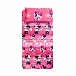 Completo Lenzuola Minnie Disney In Cotone - Dimensioni Varie Z009