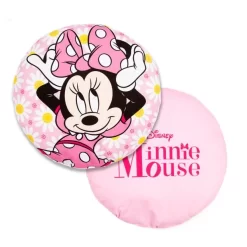 Cuscino Arredo Minnie Mouse Disney Sagomato Stampato Rotondo K246 -Disney cuscino arredo minnie mouse disney sagomato rotondo 3 1