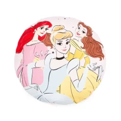 Cuscino Arredo Princess Disney Sagomato Stampato Rotondo K245