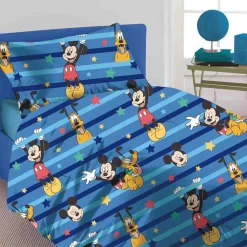 Parure Copripiumino Topolino Disney Per Letto Singolo J867