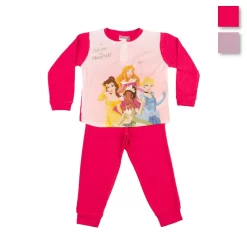 Pigiama Bambina Princess Disney In Caldo Cotone 0707 J674
