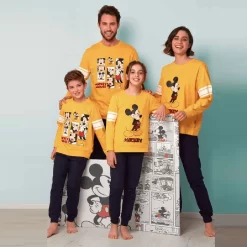 Pigiama Bambina/ragazza Mickey Mouse Disney In Caldo Cotone 55466 W374 -Disney pigiama bambina ragazza caldo cotone mickey mouse disney 55466 3 15