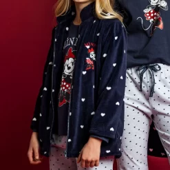 Pigiama Bambina/ragazza Minnie Disney In Caldo Cotone 56459 K750 -Disney pigiama bambina ragazza minnie disney in caldo cotone 56459 3 7