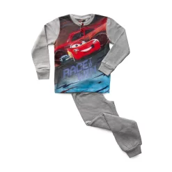 Pigiama Bambino Cars Disney Pixar In Felpa DBW18100 V183 -Disney pigiama bambino cars disney pixarc dbw18100 grigio melange 4