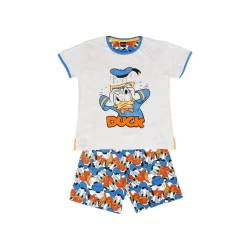 Pigiama Bambino/ragazzo Estivo Paperino Disney In Cotone 54293 Z048