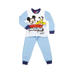 Pigiama Bambino Mickey Mouse Disney In Cotone WD16554 Y286 5 Pigiama Bambino Mickey Mouse Disney In Cotone WD16554 Y286 -Disney pigiama da bambino in cotone disney mikey mouse b2wd16554 cielo 5