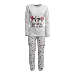 Pigiama Donna Disney In Caldo Cotone WD20646 V370 5 Pigiama Donna Disney In Caldo Cotone WD20646 V370 -Disney pigiama donna caldo cotone disney grigio melange 4