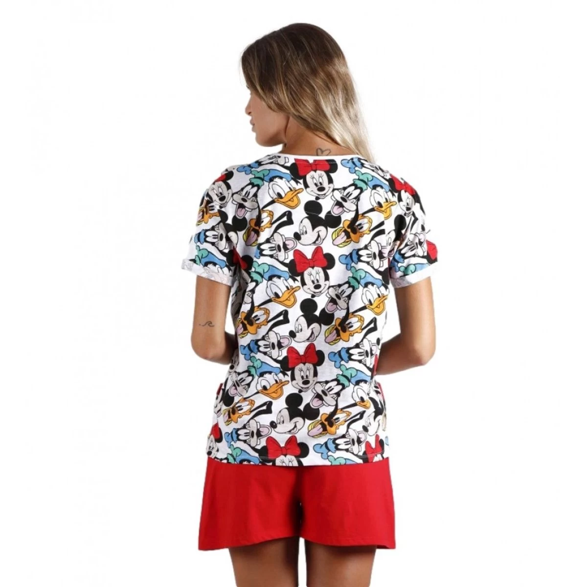 Pigiama Donna Estivo Mickey Disney In Cotone 55988 K367 2 Pigiama Donna Estivo Mickey Disney In Cotone 55988 K367 - immagine 2