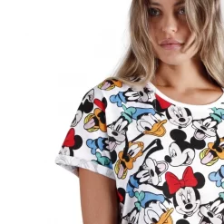 Pigiama Donna Estivo Mickey Disney In Cotone 55988 K367 5 Pigiama Donna Estivo Mickey Disney In Cotone 55988 K367 -Disney pigiama donna estivo mickey disney in cotone 55988 3 5