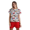 Pigiama Donna Estivo Mickey Disney In Cotone 55988 K367