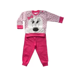Pigiama Neonata Minnie Disney Baby Felpa Da 12 A 30 Mesi WD101360 V407 -Disney pigiama neonata minnie felpina fucsia 4