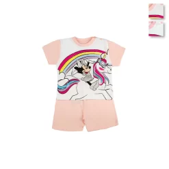 Pigiama Neonata Estivo Minnie Disney In Cotone WD101548 Y719