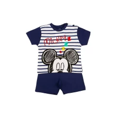 Pigiama Neonato Mickey Mouse Disney In Cotone WD101544 Y742 -Disney pigiama neonato in cotone disney b2wd101544 marine 4