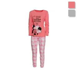 Pigiama Ragazza Minnie Disney In Caldo Cotone WD22988 T821