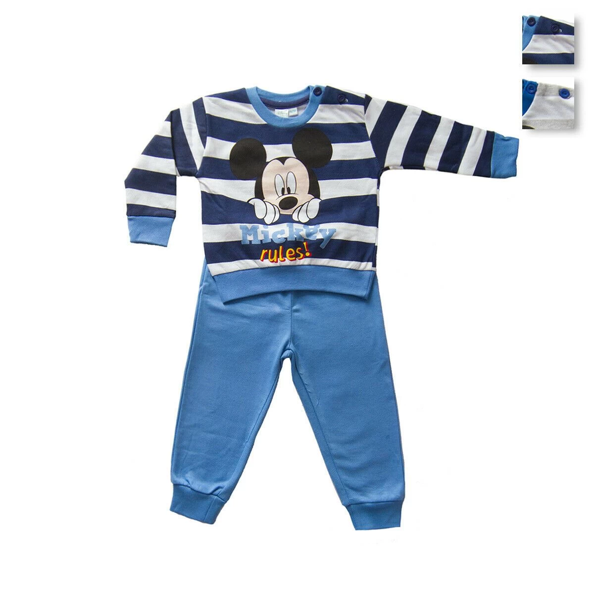 Pigiama Neonato Topolino Disney Baby Felpa Da 12 A 30 Mesi WD101358 V404 1 Pigiama Neonato Topolino Disney Baby Felpa Da 12 A 30 Mesi WD101358 V404