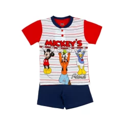 Pigiama Bambino Estivo Mickey S Friends Disney In Cotone WD16563 Y738 5 Pigiama Bambino Estivo Mickey S Friends Disney In Cotone WD16563 Y738 -Disney pigima estivo disney micjey mouse b2wd16553 in cotone rosso 5