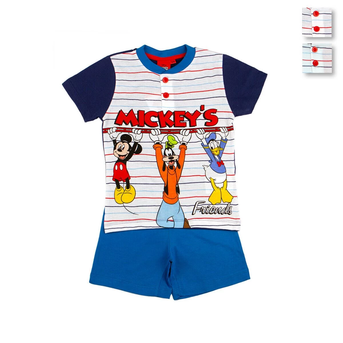 Pigiama Bambino Estivo Mickey S Friends Disney In Cotone WD16563 Y738 1 Pigiama Bambino Estivo Mickey S Friends Disney In Cotone WD16563 Y738