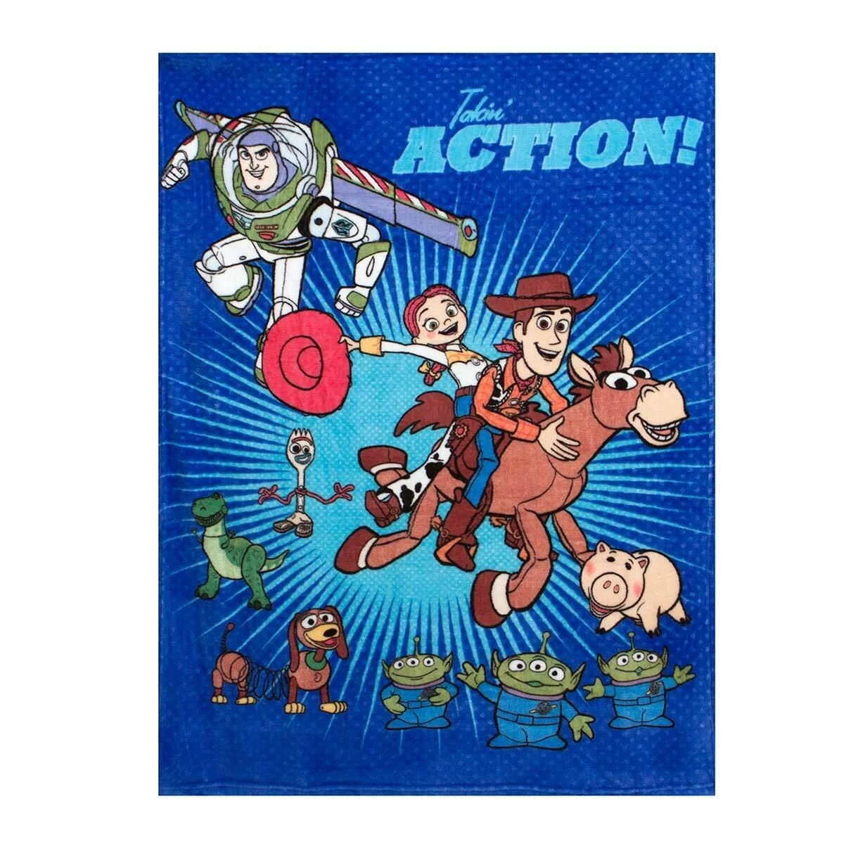 Plaid In Coral Toy Story Disney Pixar 100x140 Cm U724 1 Plaid In Coral Toy Story Disney Pixar 100x140 Cm U724