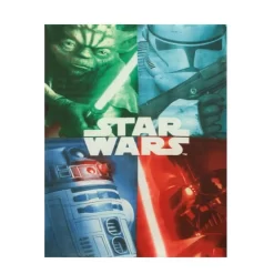 Plaid Copertina Star Wars Disney In Pile 120x150 Cm N761