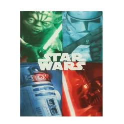 Plaid Copertina Star Wars Disney In Pile 120x150 Cm N761