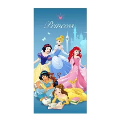 Telo Mare Princess Disney In Spugna Di Cotone K095