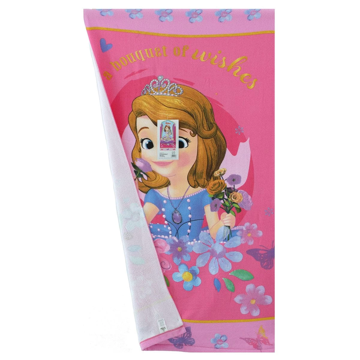 Telo Mare Principesse Sofia Disney Microspugna 70x140 Cm M884 2 Telo Mare Principesse Sofia Disney Microspugna 70x140 Cm M884 - immagine 2