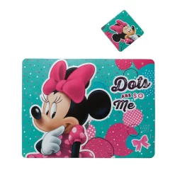 Tovaglietta All‘americana Minnie Me Disney Con Sottobicchiere S296