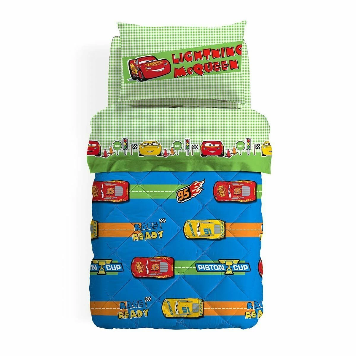 Trapunta Invernale Cars Piston Cup Disney Di Caleffi - Dimensioni Varie Y254 1 Trapunta Invernale Cars Piston Cup Disney Di Caleffi - Dimensioni Varie Y254