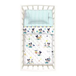 Disney -Disney trapuntino mickey mouse disney caleffi lettino baby con paracolpi 2 1