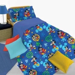 Trapuntino Mickey Mouse Disney Per Letto Singolo W887