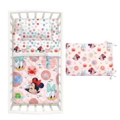 Copriletto Trapuntato Minnie Mouse Disney Caleffi Lettino Baby C/paracolpi K404